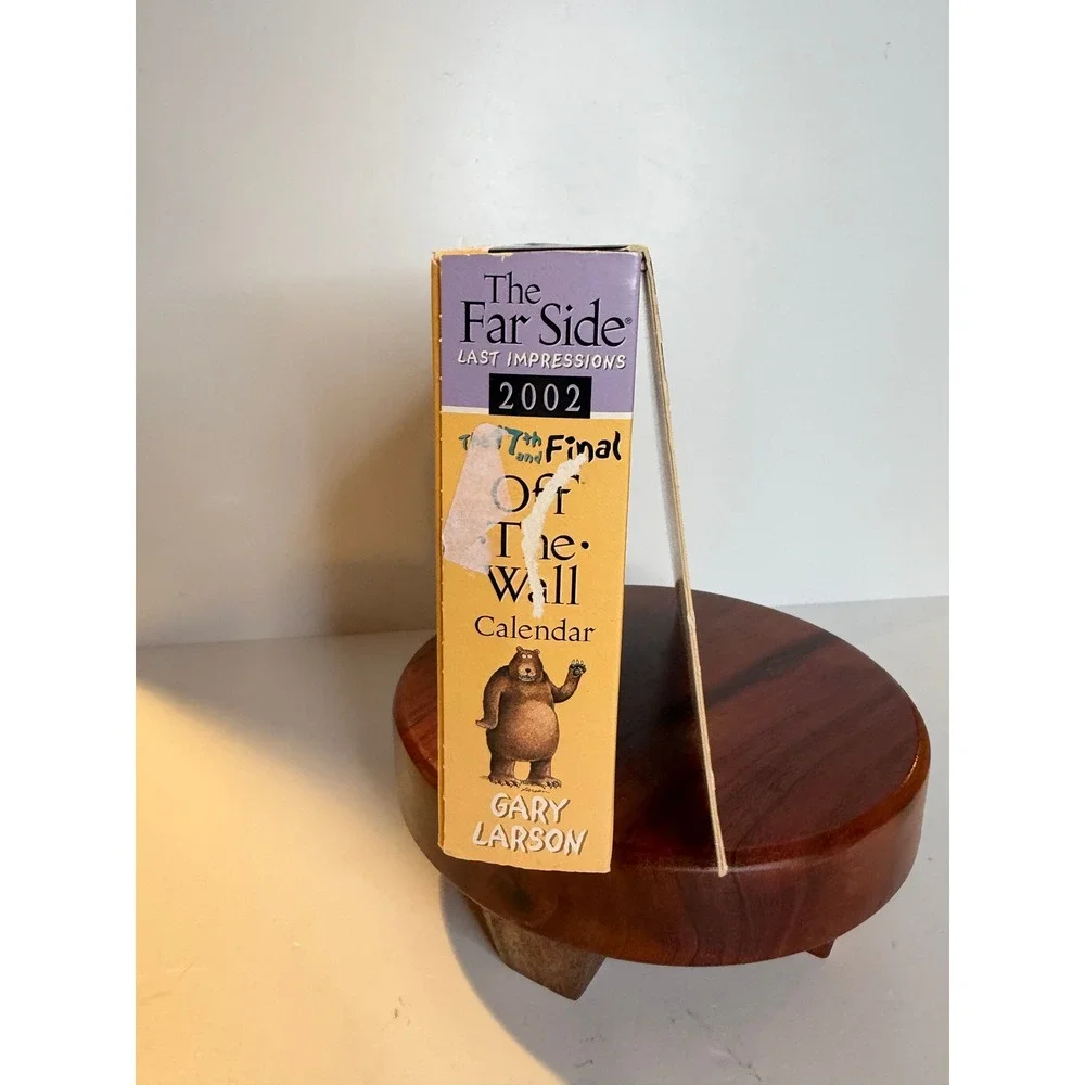 The Far Side Last Impressions 2002 17th Final Off The Wall Desk Calendar